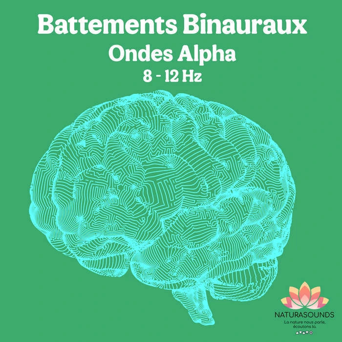 Álbum de ondas alfa de ritmos binaurales (8 a 12 Hz) 