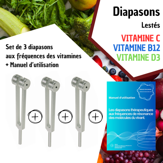 BUNDLE 3 VITAMINES ESSENTIELLES B12 / C / D3