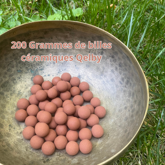 200 Grammes de billes céramiques avec Somatides Qelby®