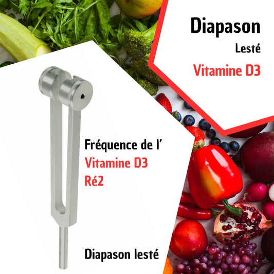 Diapasón terapéutico Vitamina D3 Re2 - Luz y Bienestar
