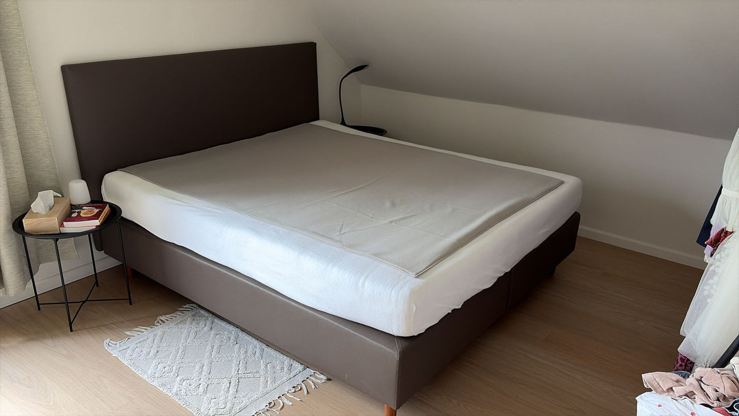 Manta Soma - una capa de 200 x 145 cm beige