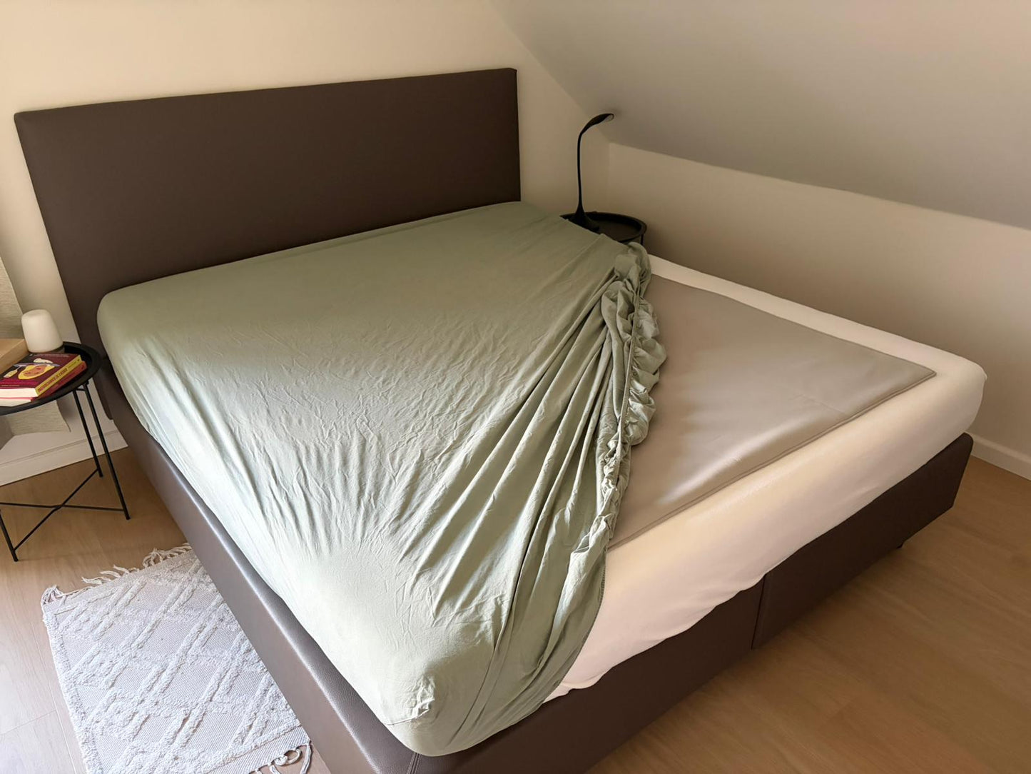 Manta Soma - una capa de 200 x 145 cm beige