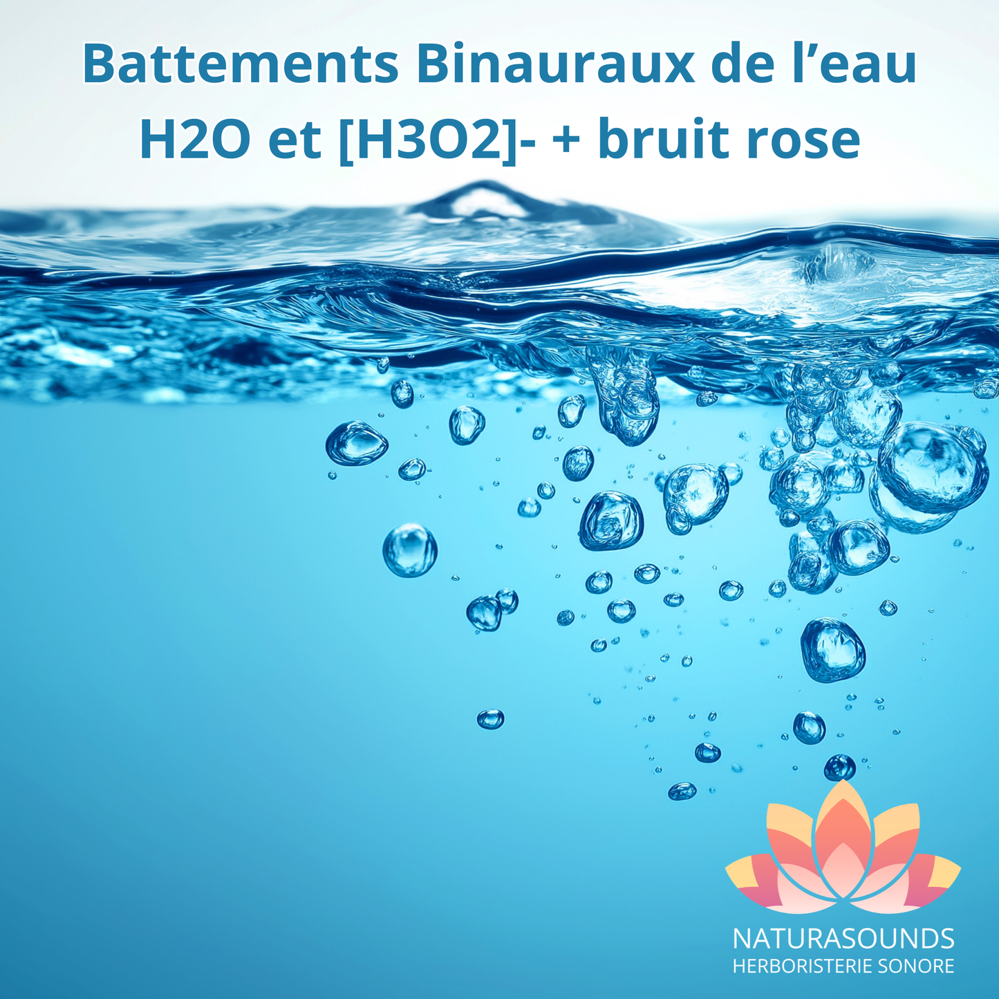 🎧 Binaural Beats Album: H2O and [H3O2]- Water Sounds + Pink Noise
